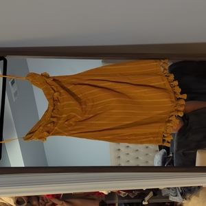 Wild Honey strapless tassel dress